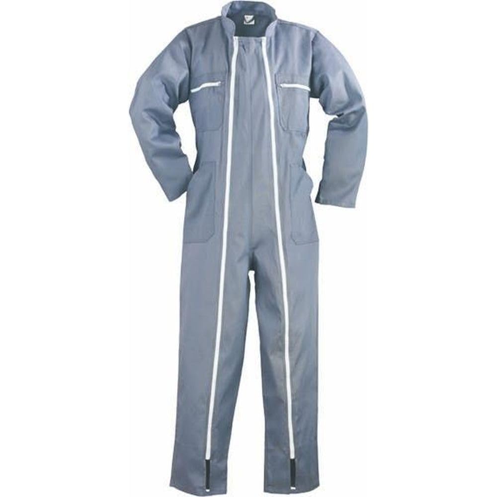 COVERGUARD 8624 - Combinaison de Travail - Taille XL - 2 Fermetures à Glissière - Polyester et Coton - Grise