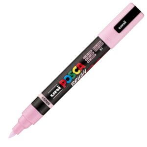 POSCA PC5BR — Marqueur pointe pinceau moyenne rose clair