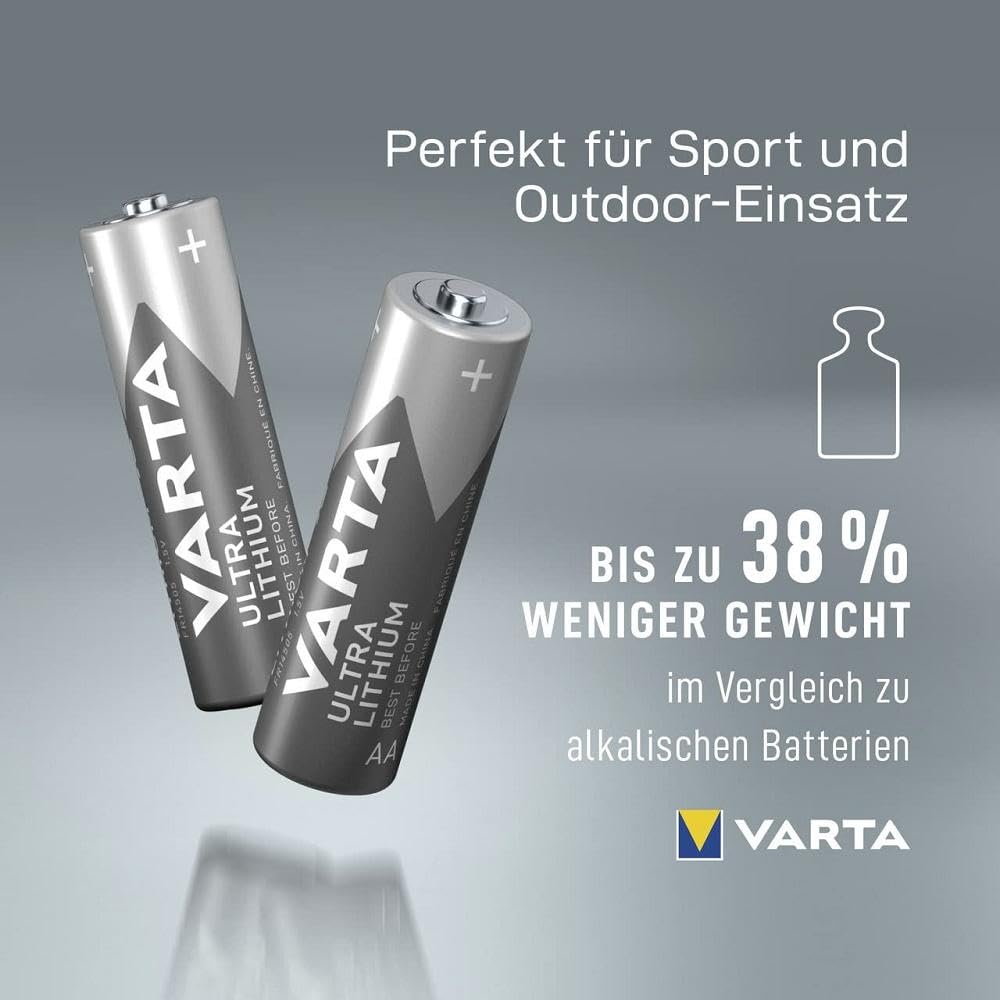 VARTA Ultra Lithium — Piles AA 1,5V x4 – Image 3