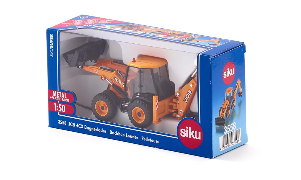SIKU JCB 4CX — Chargeuse-pelleteuse 1:50 – Image 6