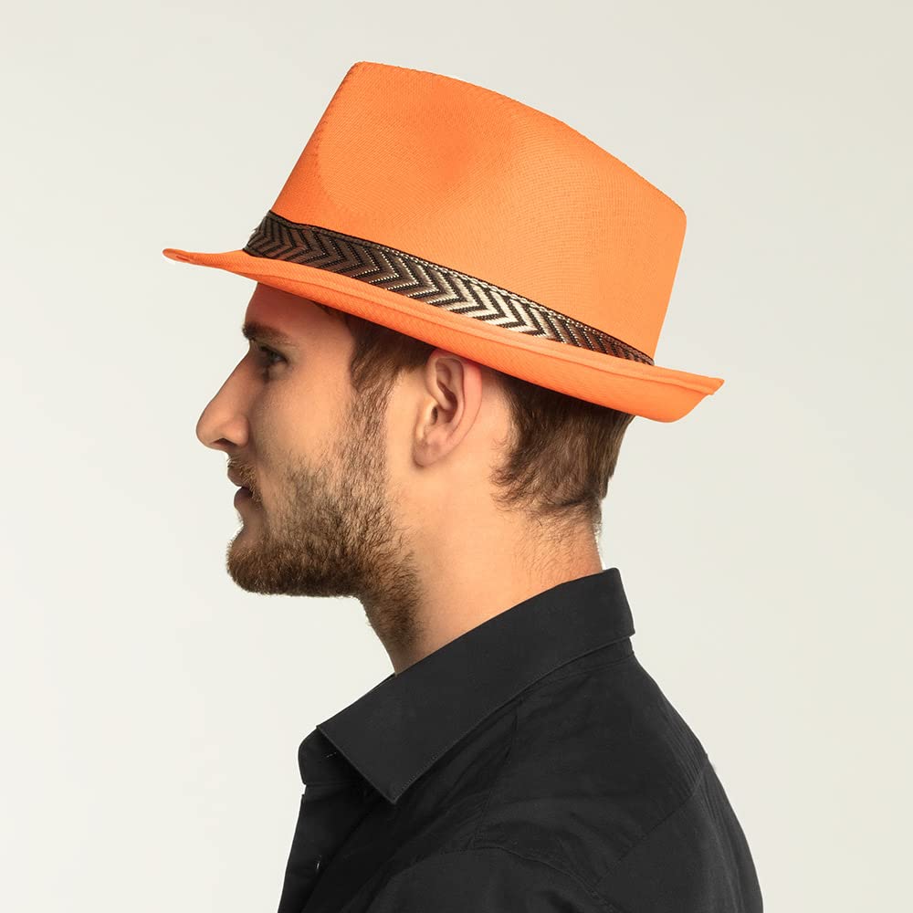 BOLAND Funky — Chapeau orange fluo taille unique – Image 3