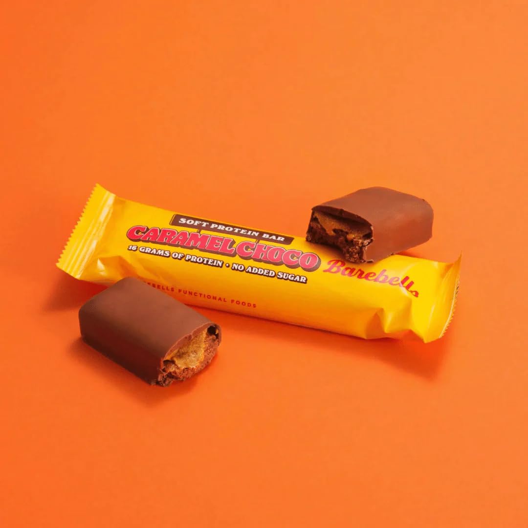 Barebells | Soft Protein Bar (55g) | Barres protéinées | Collation protéinée et gourmande - Salted Caramel Peanut – Image 3