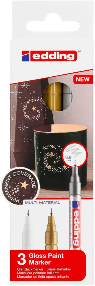 EDDING 780 — Set de 3 Marqueurs peinture brillante – Image 2