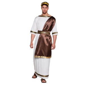 Boland 83861 Autre Zeus Dieu de l'Olympe Costume Adulte (Taille M/L), Unisexe, Blanc