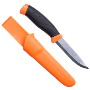 MORA Companion F — Couteau orange en acier inoxydable
