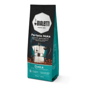Bialetti Perfetto Moka Café Moulu Décaféiné Deka 250 g, 1 x 250g