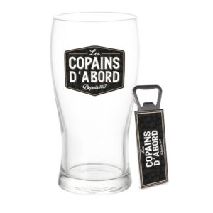 STC Coffret Verre À BIÈRE Copains