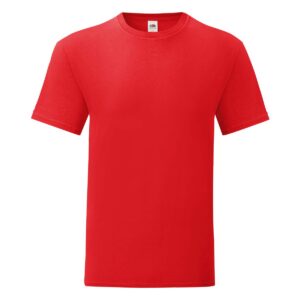 Fruit of the Loom T-shirt emblématique de la marque pour homme, rouge, S
