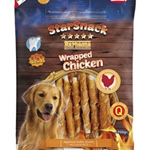 NOBBY StarSnack — Friandise chien poulet enrobé barbecue 900 g