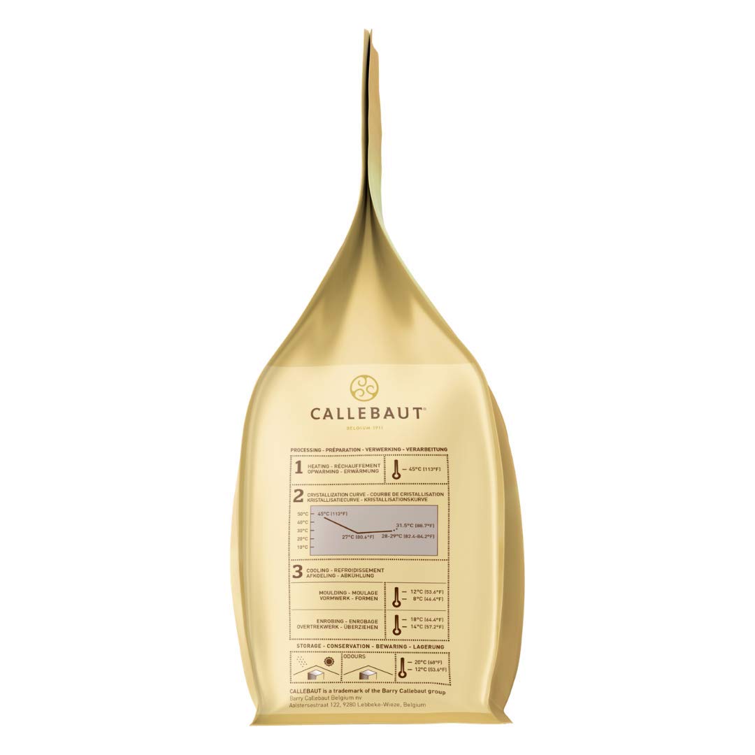 Callebaut W2NV 28% "Select" White Chocolate Chips Easymelt (Callets) (1 x 2,5 kg) – Image 4