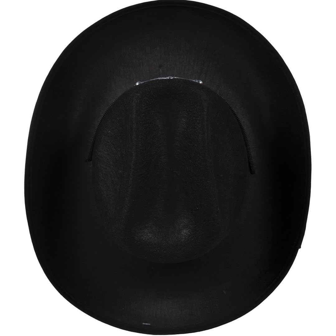 P'TIT CLOWN — Chapeau de shérif en feutre enfant noir – Image 4