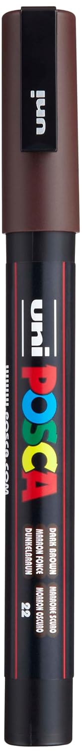 POSCA MARQUEUR Marron Fonce 1.5MM Fin