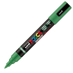 POSCA PC5BR — Marqueur pinceau moyen vert foncé