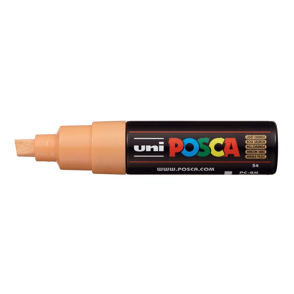 UNI-BALL Marqueur Pte large biseautée POSCA PC8K 8mm Rose Saumon