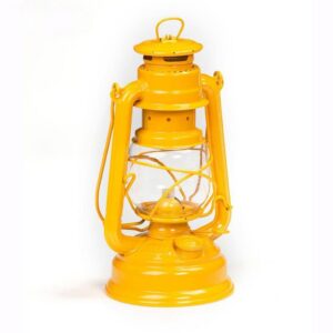 Feuerhand Hurricane Lantern 276 Signal Yellow (empty)