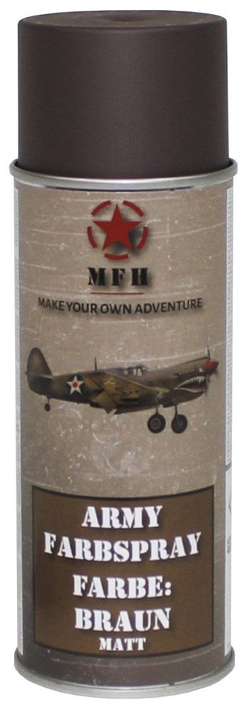 MFH Spray couleur mat "Army" 400 ml (marron)