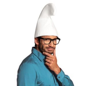 Alternative view of BOLAND — Bonnet de nain adulte blanc taille unique