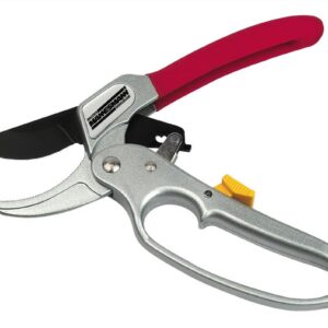 Brüder Mannesmann Werkzeuge M63210 Sécateur de jardin à cliquet en aluminium