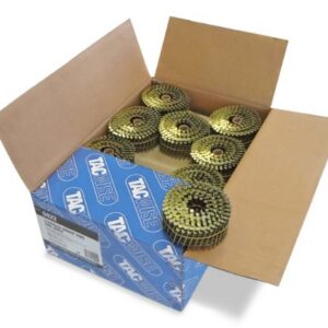 Tacwise 2.5/50mm Bright Ring Flat Top Coil Nails (Pack 9000)