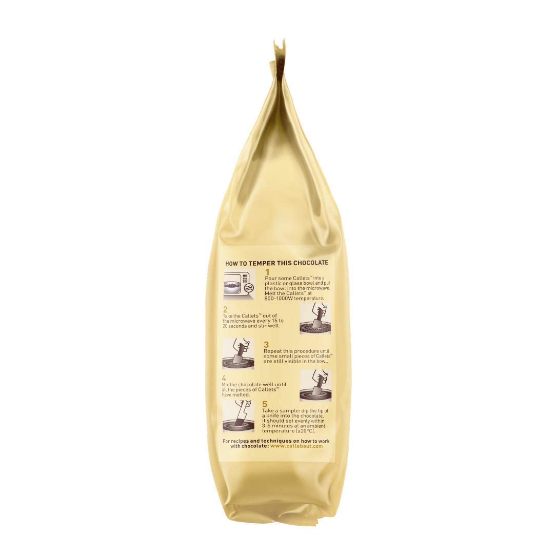 CALLEBAUT N°W2 — Chocolat blanc de couverture 400g – Image 2