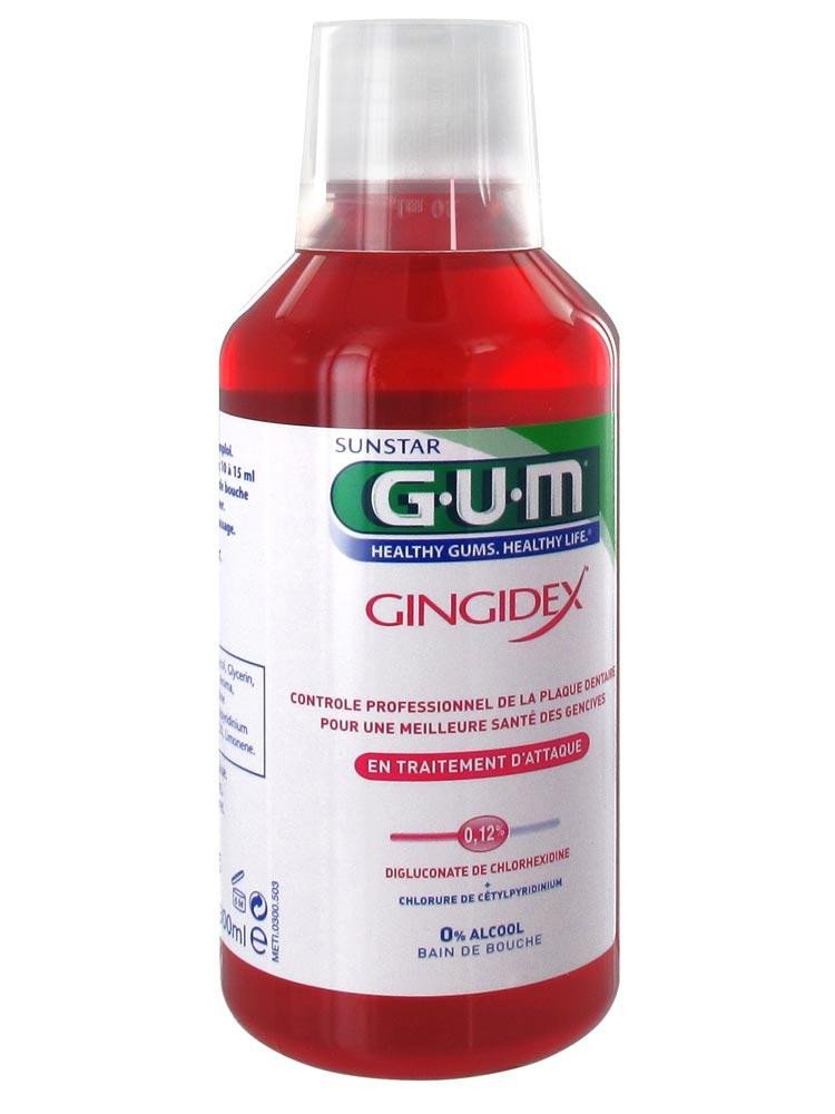 GUM Gingidex — Bain de bouche 0,12 % 300 ml
