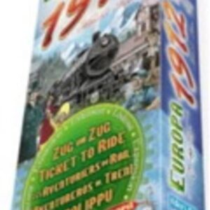 Asmodee - AVE07 - Jeu de Stratégie - Les Aventuriers du Rail Europe - Extension 1912 DO7211