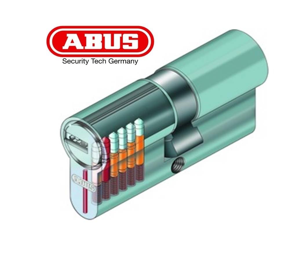 Abus D6N40/55 37756 Cylindre de porte 50 x 45 mm Nickelé – Image 2