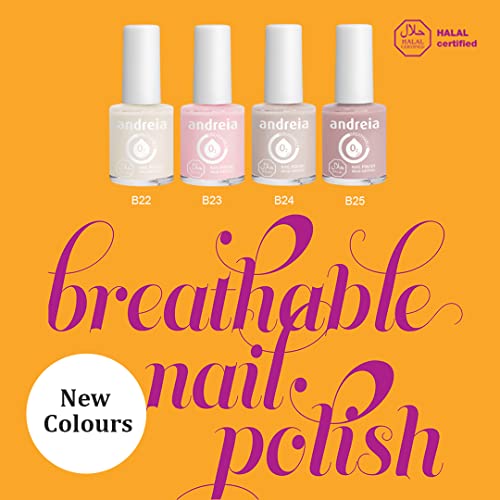 ANDREIA — Vernis à ongles respirant halal B22 blanc laiteux – Image 2