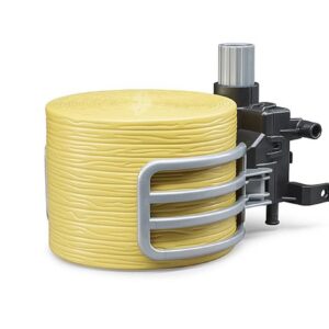 PINCE AVEC BALLE DE PAILLE RONDE : ACCESSOIRE, 14 cm × 20 cm × 10 cm