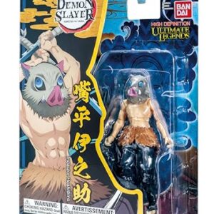 Bandai - Ultimate Legends HD - Figurine d'action Demon Slayer 12 cm - Inosuke Hashibira - Licence Officielle Demon Slayer - Figurine articulée Inosuke - Jouet Enfant 4 Ans et + - VE88963