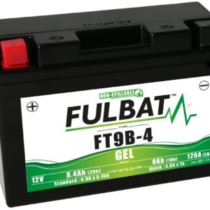 FULBAT BATTERIE MOTO FULBAT GEL FT9B-4 / YT9B-BS 12V 8,4AH 120A