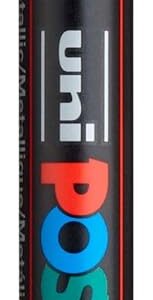 uni-ball 181789 - Marqueur POSCA à pointe calibrée, rose métallisé