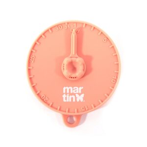 martin Couvercle de boîte de conserve en silicone pour chien – Hermétique & réutilisable – Avec aiguille date d’ouverture, compatible lave-vaisselle, micro-ondes & congélateur, 4 coloris (Rose)