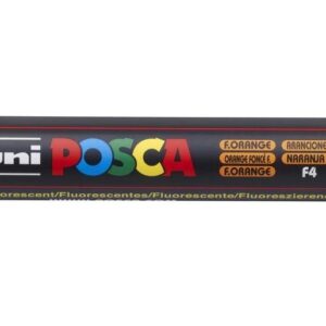 POSCA PC-5M — Marqueur pointe conique moyenne orange fluo
