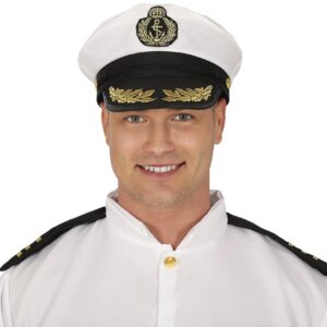 Guirca - Casquette capitaine, taille unique (13958.0), Blanc