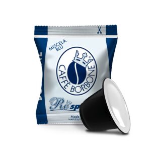 Borbone - Respresso - Lot de 200 capsules mélange bleu compatibles avec machines Nespresso