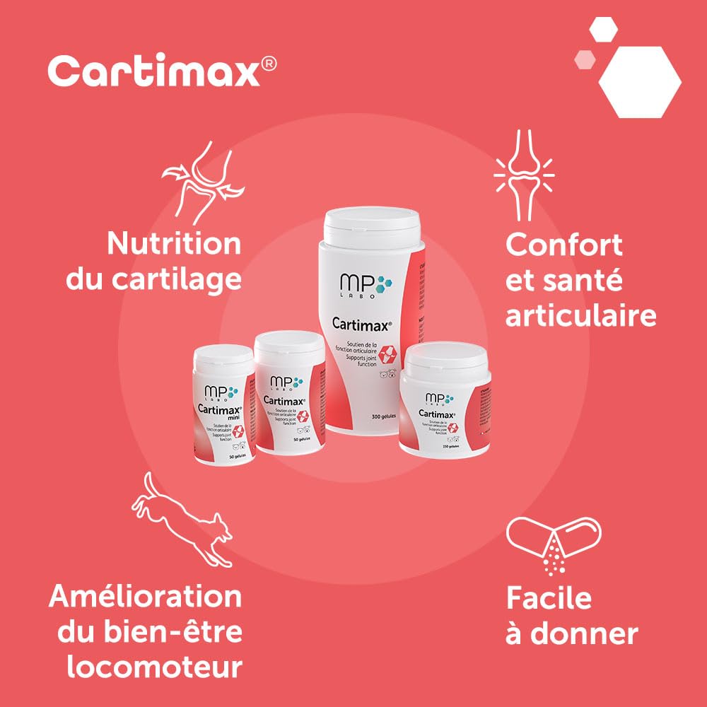 MP LABO Cartimax — Complément articulaire chien et chat 50 gélules – Image 2