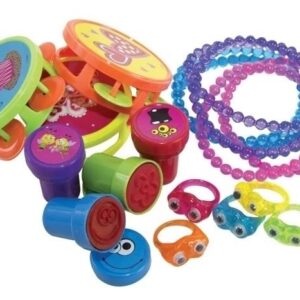 P'TIT CLOWN - Cadeaux pour Pinata - Lot de 40 Jouets Pinata - Accessoires Parfait pour Fêtes d'Anniversaire Enfant, Kermesses, Célébrations - Multicolore (Cadeaux pour pinata x40 - fille)