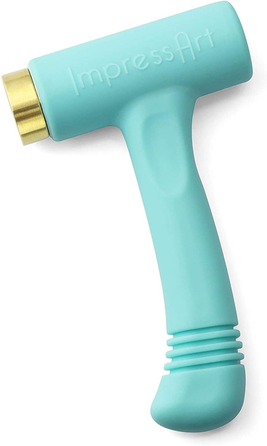 ImpressArt Marteau d'estampage en métal Ergo Angle avec face remplaçable