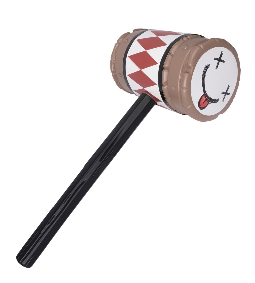 P'tit Clown - 24087 - Marteau de Cirque Arlequin - Marteau de Clown Géant pour Costume Effrayant - Accessoire Déguisement Halloween, Carnaval, Cosplay - Plastique - 56 cm