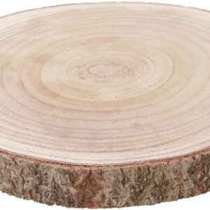 Chaks Ultra Grand Rondin en Bois 3,5cm Naturel Plat Ø 35-38cm