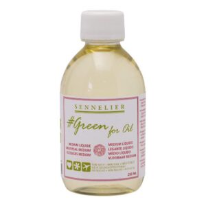Sennelier Green for Oil Solvent-Free Universal Medium, 250ml (10-135205-250)