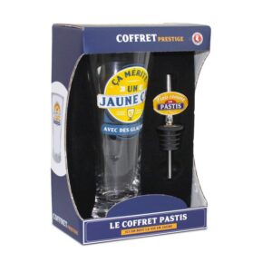 Alternative view of STC - COFFRET PASTIS VERRE BEC VERSEUR MÉRITE UN JAUNE