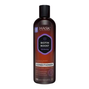 Après-shampooing pour cheveux fins Biotin Boost HASK (355 ml)