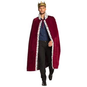 Boland 36105 - Manteau royal majesté pour adulte - 140 cm - Cape en peluche - Duc - Carnaval, carnaval, soirée à thème, Halloween