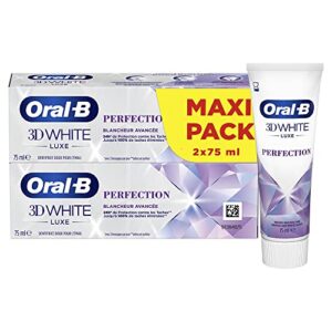 ORAL-B 3D White Luxe Perfection — Dentifrice lot de 2 x 75 ml