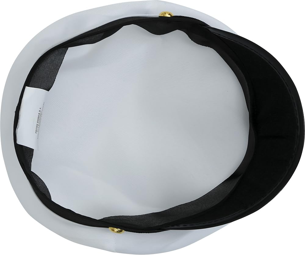 GUIRCA — Casquette de capitaine blanche taille unique – Image 2