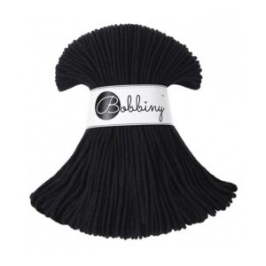 Bobbiny Corde Macramé Tressée Junior 3mm (Black) 100m