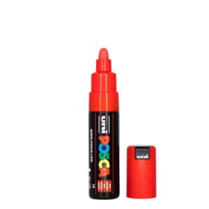 POSCA 181321 - Marqueur Pointe Large Conique PC - 7M, 4,5 - 5,5 mm, Rouge
