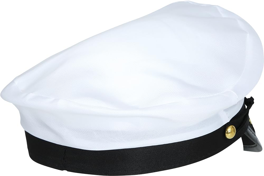 GUIRCA — Casquette de capitaine blanche taille unique – Image 5